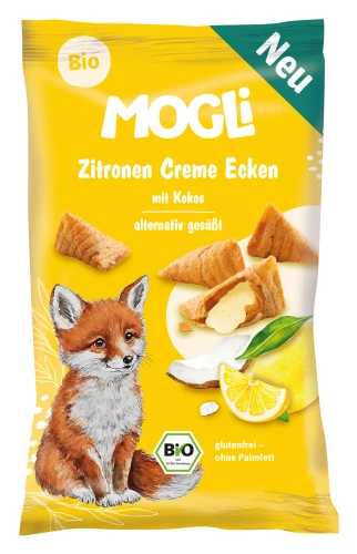 ROŻKI Z KREMEM KOKOSOWO - CYTRYNOWYM BEZGLUTENOWE BIO 30 g - MOGLI DATA: 11-2026