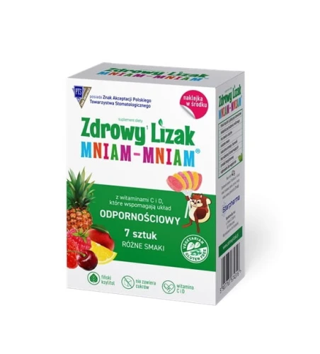 LIZAK MIX SMAKÓW Z WITAMINAMI NA ODPORNOŚĆ BEZGLUTENOWY (7 x 6 g) 42 g - STARPHARMA DATA: 10-2026