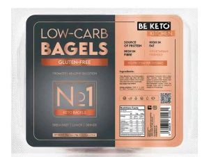 BeKeto Keto Bajgle bezglutenowe 150g DATA: 11-2026