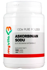 Askorbinian sodu Witamina C 1000g MyVita DATA: 11-2026