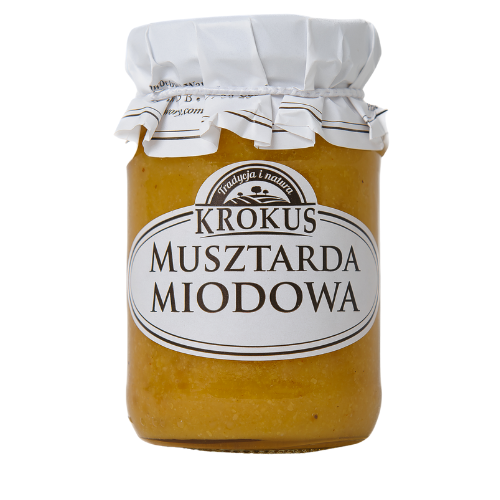 MUSZTARDA MIODOWA 185 g - KROKUS DATA: 11-2026