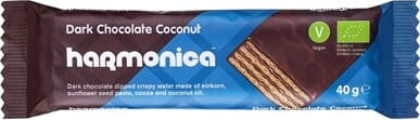 Wafelek Z Kremem Kokosowo  Kakaowym W Polewie Czekoladowej Bio 40 G - Harmonica DATA: 11-2026