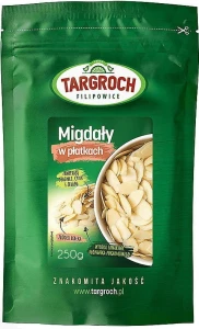 Migdały w płatkach płatki migdałowe 250g Targroch DATA: 12-2026