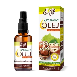Nierafinowany olej z orzecha laskowego zimnotłoczony 50 ml ETJA DATA: 12-2026