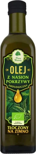 OLEJ Z NASION POKRZYWY BIO 100 ml - DARY NATURY DATA: 12-2026