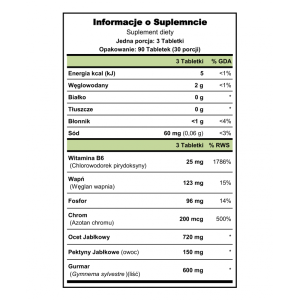 Apple vinegar 90 tablets Puritan's Pride
