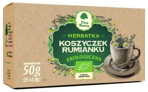 HERBATKA Z KOSZYCZKÓW RUMIANKU BIO (25 x 2,5 g) - DARY NATURY