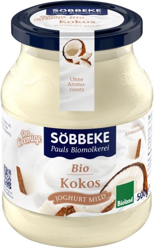 COCONUT YOGHURT 7,5% BIO 500 g (CAN) - SOBBEKE