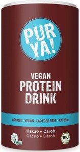 PROTEIN DRINK POWDER WITH COCOA AND CAROB BIO 550 g - PUR YA!