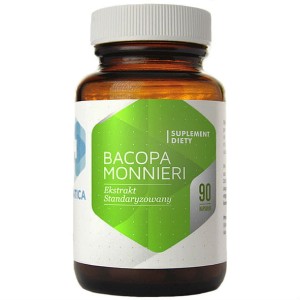 Bacopa Monnieri ekstrakt standaryzowany 220mg 90 kapsułek Hepatica