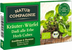 BROTH - KRUIDENBLOKJES MET BASILICUM EN TIJM BIO 80 g - NATUR COMPAGNIE
