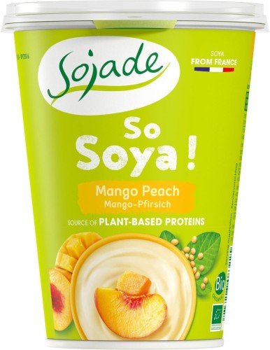 SOJAPRODUCT MANGO / PERZIK GLUTENVRIJ BIO 400g - SOJADE