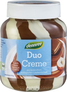 NOUGAT CREAM DUO MILK - NUT GLUTEN-FREE BIO 400 g - DENNREE