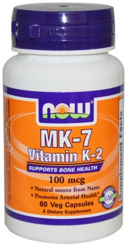 Now Foods witamina K2 Mk7 100 mcg 60 kapsułek wegańskich