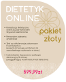 Dietician Online - Gold Package (Food Detective test for self-performance, sent by courier)