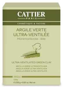 Green clay powder for face and body ECO 250g - Cattier