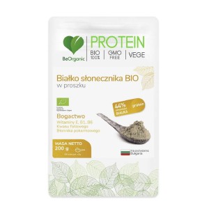 Poudre de protéine de tournesol BIO 66 portions 200g BeOrganic MedicaLine