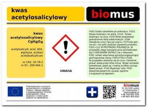 Aspirine d'acide acétylsalicylique C9H8O4 1kg BIOMUS