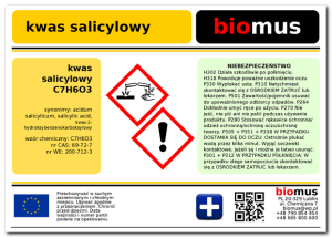 Acidum salicylicum C7H6O3 250g BIOMUS