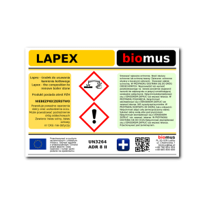 Lapex limescale remover 1l BIOMUS
