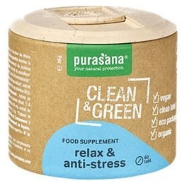 RELAX AND ANTI-STRESS IN TABLETS BIO 36 g (60 PCS) - PURASANA
