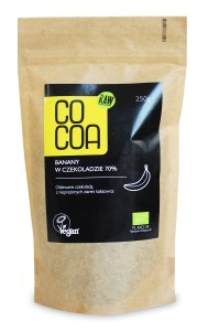 BANANE AU CHOCOLAT 70% BIO 250 g - COCOA