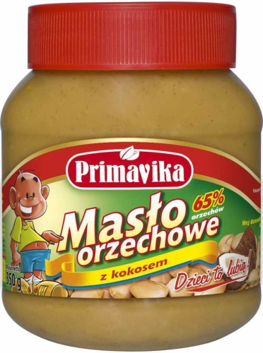 Peanut butter coconut 350 g PRIMAVIKA