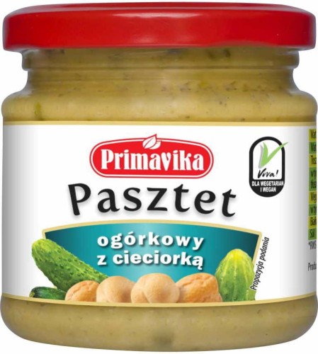 Cucumber pate with chickpeas 160 g Primavika