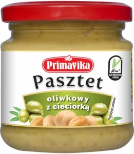 Olijvenpaté met kikkererwten 160 g PRIMAVIKA