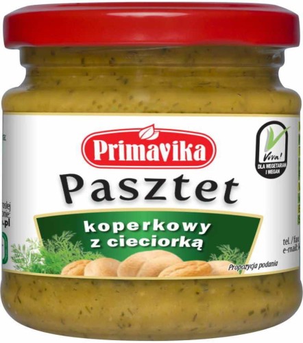 Pasztet koperkowy z cieciorką 160 g