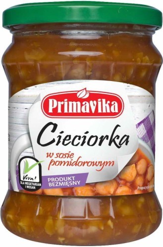 Chickpeas in tomato sauce 440 g PRIMAVIKA