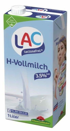 Lait sans lactose 3,5% 1 l Schwarzwaldmilch