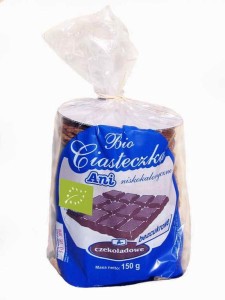 Chocolate cookies sugar-free BIO 150 g Ania Bio