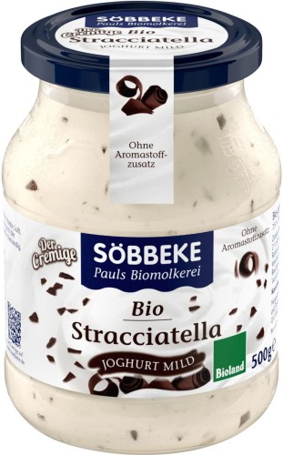 YOGOURT STRACIATELLA 7,5% BIO 500 g (SŁOIK) - SOBBEKE