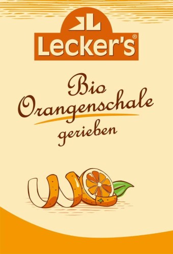 Sinaasappelschil geraspt BIO 15 g Lecker's
