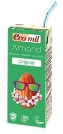 Amandeldrank gezoet met agavesiroop BIO 200 ml Ecomil