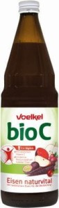 Bio C a blend of juices rich in iron BIO 750 ml Voelkel