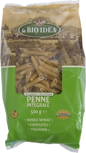 PASTA PENNE (SEMOLINE WHOLEGRAIN) BIO 500 g - LA BIO IDEA