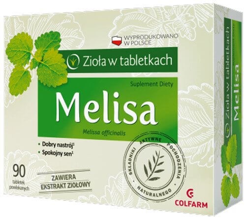 Melissa 160mg 90 tablets Colfarm