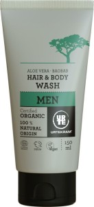 BIO haar- en body wash voor mannen 150 ml Urtekram