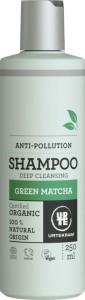 Groene Matcha reinigingsshampoo voor alle haartypes BIO 250 ml Urtekram