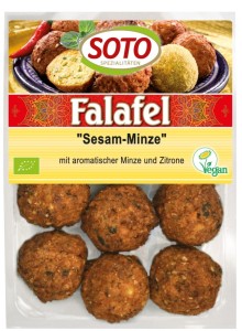 Falafele wegańskie z miętą i sezamem BIO 220g Soto