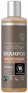 Bruine suiker shampoo voor droge hoofdhuid BIO 250 ml Urtekram