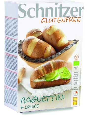 Laugen rolls for baking gluten-free BIO 250 g Schnitzer
