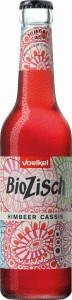 Carbonated raspberry blackcurrant drink BioZisch BIO 330 ml Voelkel
