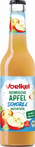 Koolzuurhoudende drank Apfel Schorle BIO 330 ml Voelkel
