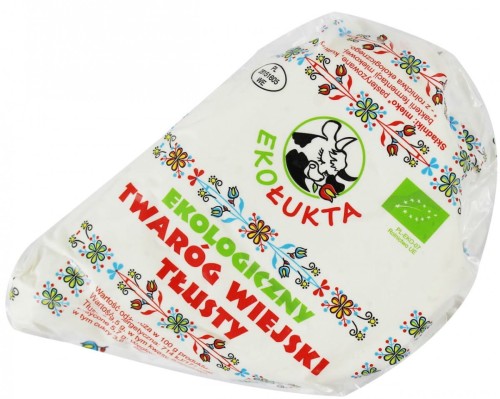 TWARÓG WIEJSKI KLINEK TŁUSTY BIO (około 0,30 kg) - EKO ŁUKTA