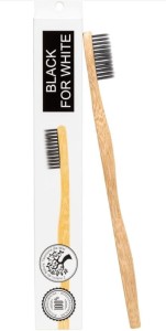 BAMBOO TOOTHBRUSH ACTIVE CARBON - BIOMIKA