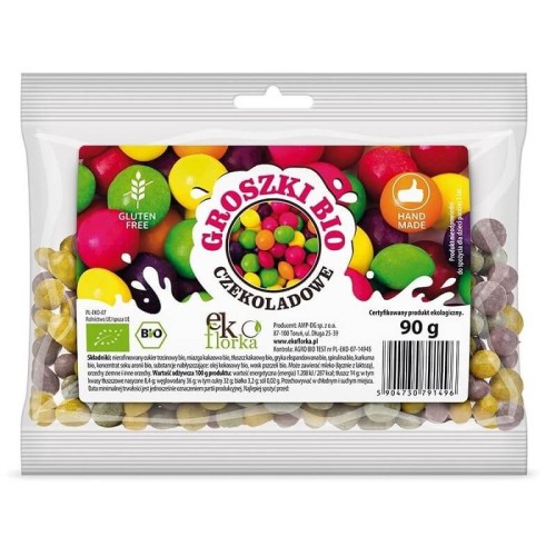 CHOCOLATE BEANS GLUTEN-FREE BIO 90 g - EKOFLORKA