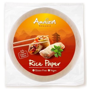 RICE PAPER GLUTEN-FREE BIO 110 g - AMAIZIN